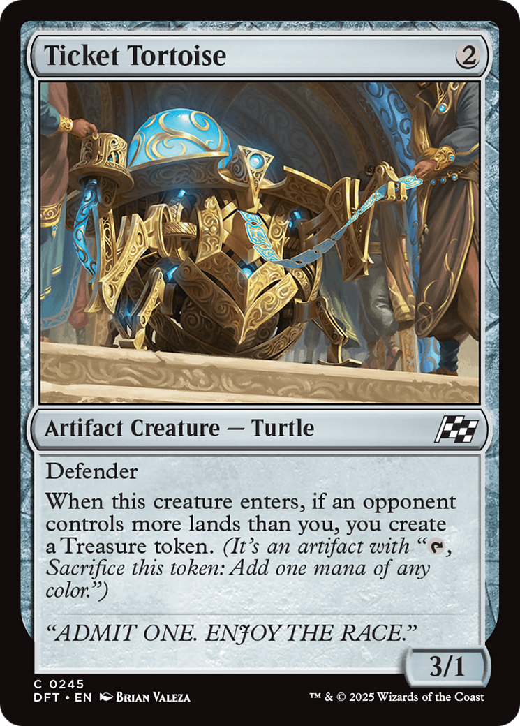 Ticket Tortoise [Aetherdrift] | Card Citadel