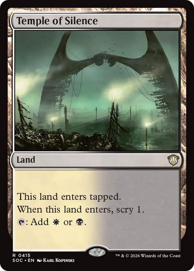 Temple of Silence [Secrets of Strixhaven Commander] | Card Citadel