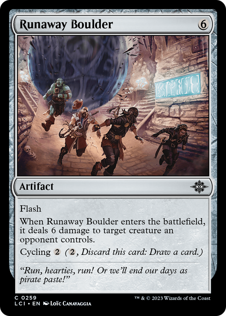 Runaway Boulder [The Lost Caverns of Ixalan] | Card Citadel