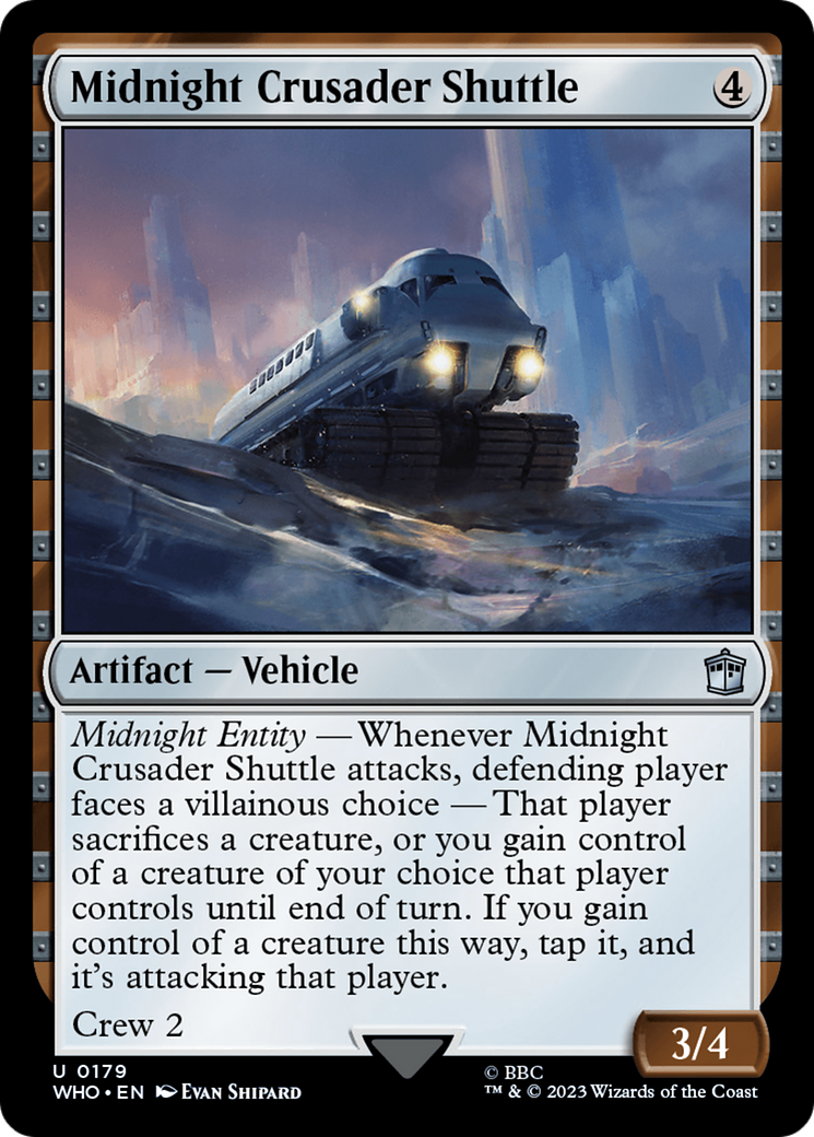 Midnight Crusader Shuttle [Doctor Who] | Card Citadel