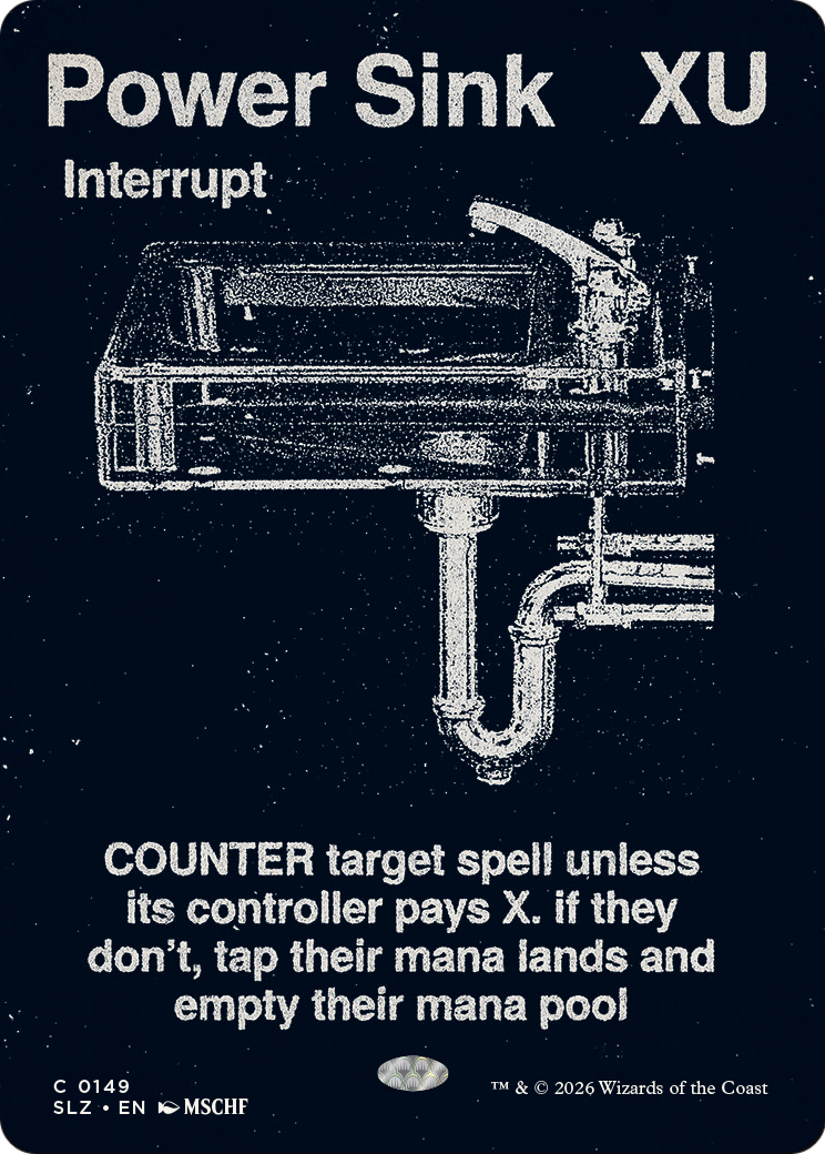 Power Sink (0149) [Secret Lair x MSCHF: The Zeta Set] | Card Citadel