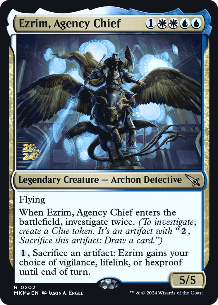 Ezrim, Agency Chief [Murders at Karlov Manor Prerelease Promos] | Card Citadel