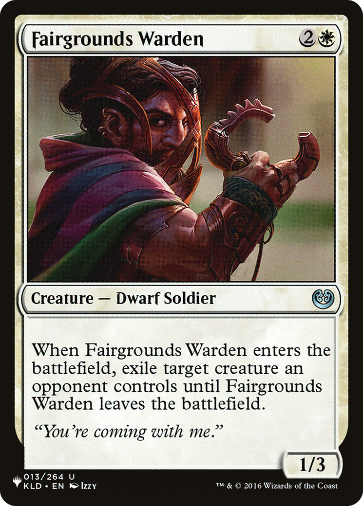 Fairgrounds Warden [The List] | Card Citadel