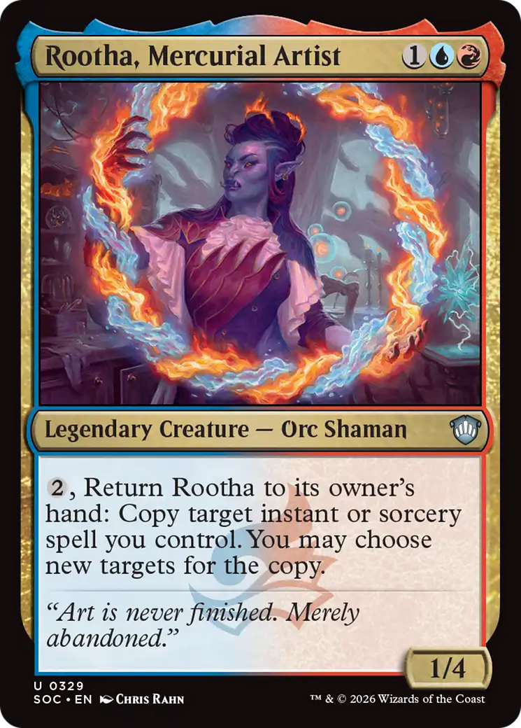 Rootha, Mercurial Artist [Secrets of Strixhaven Commander] | Card Citadel