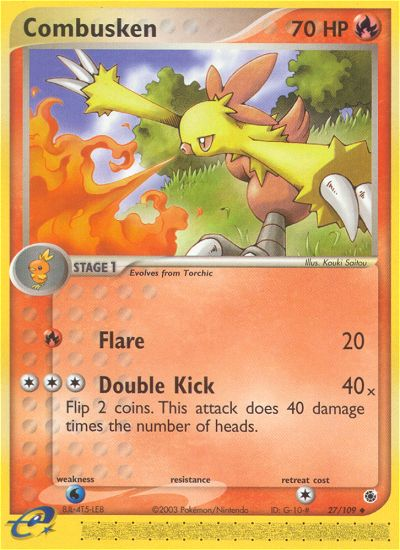 Combusken (27/109) [EX: Ruby & Sapphire] | Card Citadel