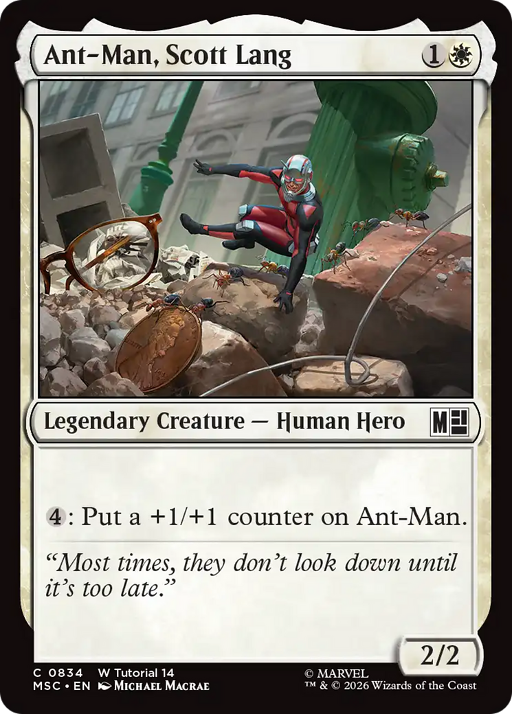 Ant-Man, Scott Lang (0834) [Marvel Super Heroes Commander] | Card Citadel