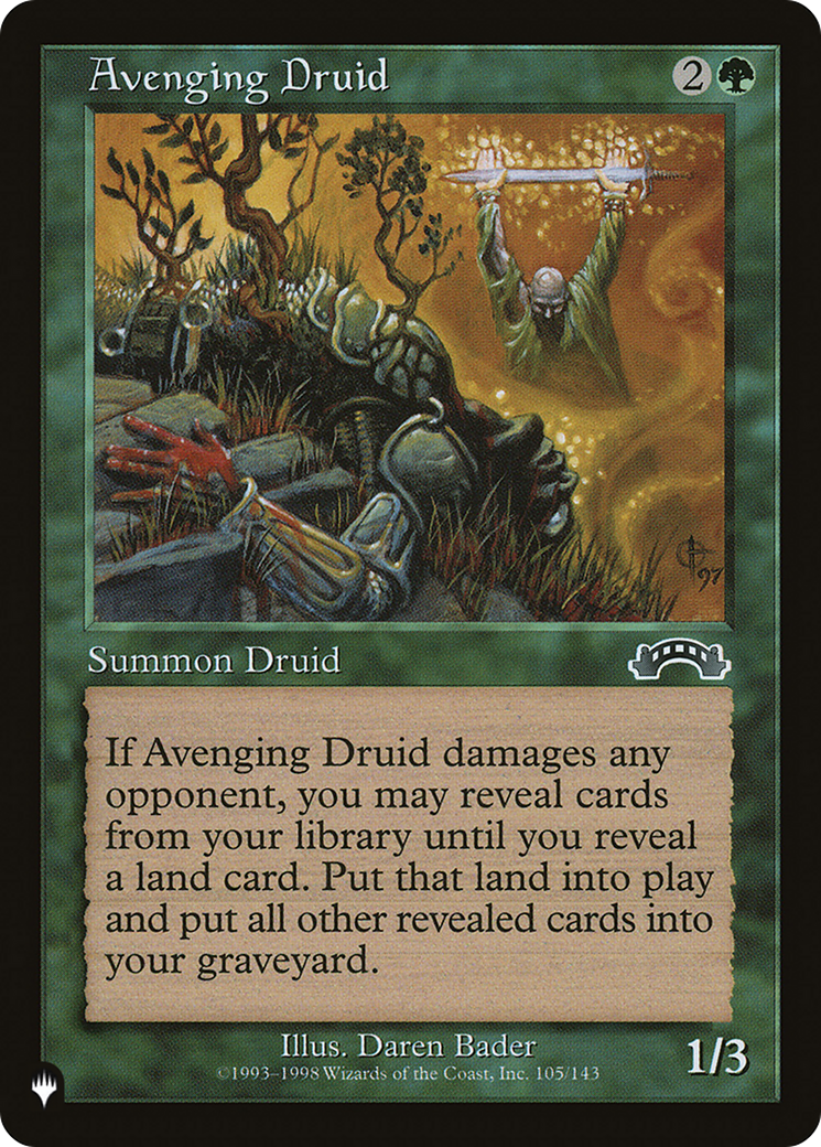 Avenging Druid [The List Reprints] | Card Citadel