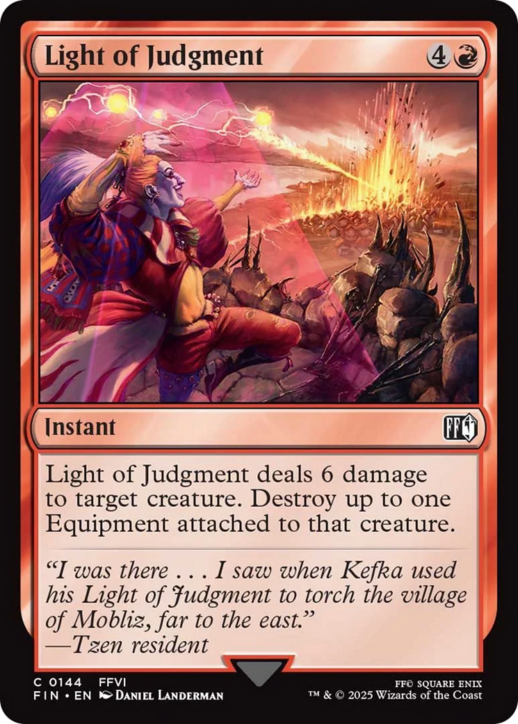 Light of Judgment [FINAL FANTASY] | Card Citadel