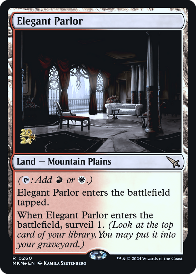 Elegant Parlor [Murders at Karlov Manor Prerelease Promos] | Card Citadel