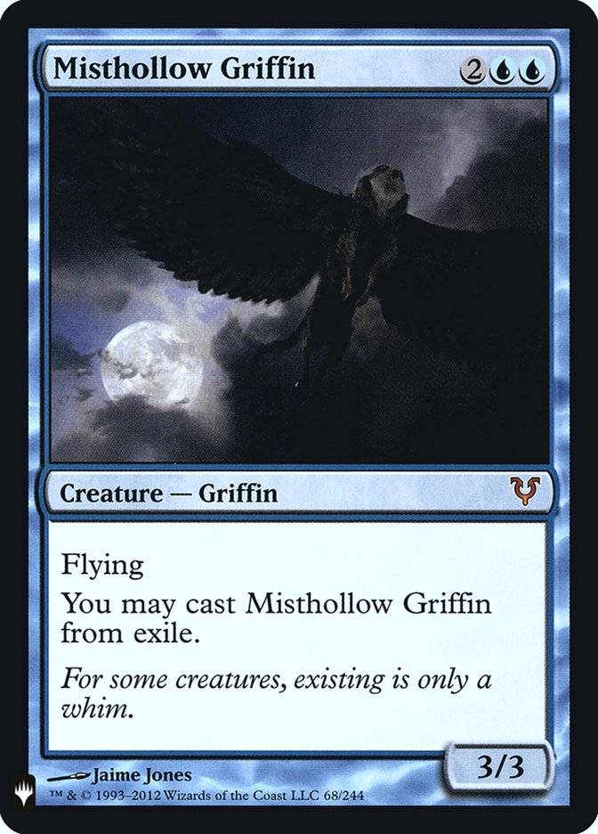 Misthollow Griffin [Mystery Booster] | Card Citadel