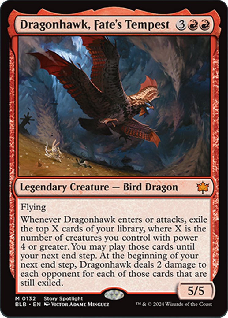 Dragonhawk, Fate's Tempest [Bloomburrow] | Card Citadel