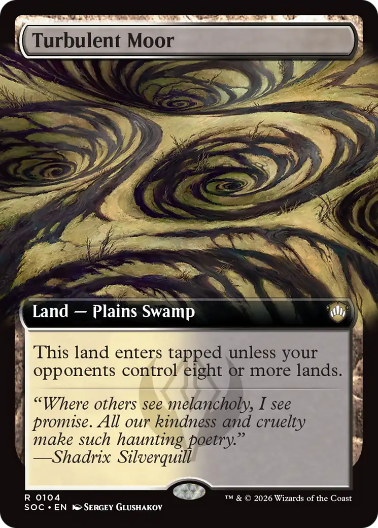 Turbulent Moor (Extended Art) [Secrets of Strixhaven Commander] | Card Citadel