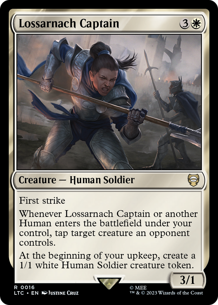 Lossarnach Captain [The Lord of the Rings: Tales of Middle-Earth Commander] | Card Citadel