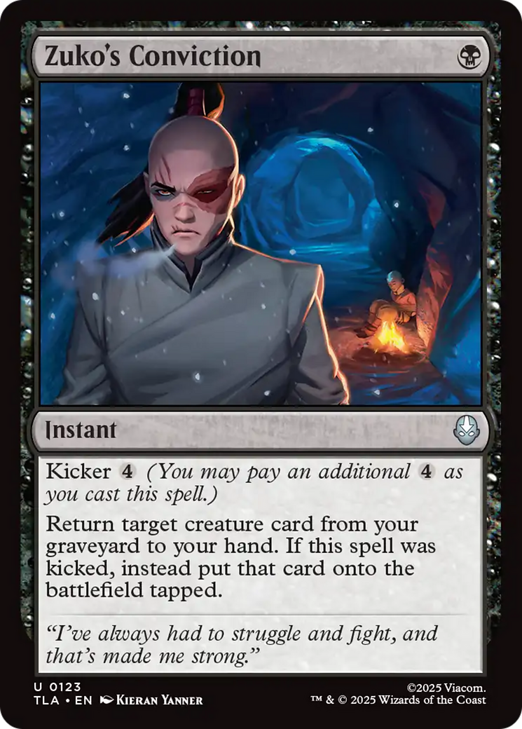 Zuko's Conviction [Avatar: The Last Airbender] | Card Citadel