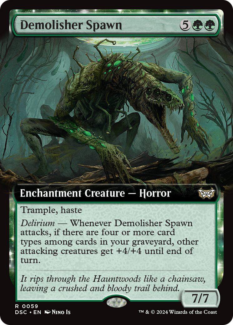 Demolisher Spawn (Extended Art) [Duskmourn: House of Horror Commander] | Card Citadel