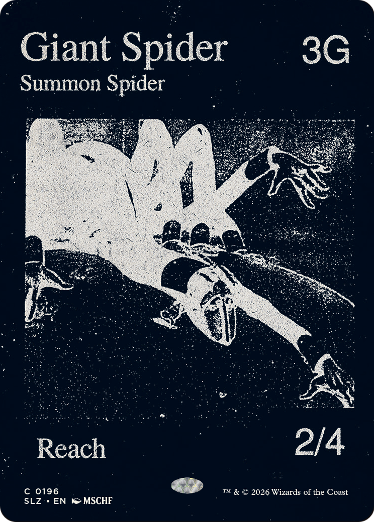 Giant Spider (0196) [Secret Lair x MSCHF: The Zeta Set] | Card Citadel