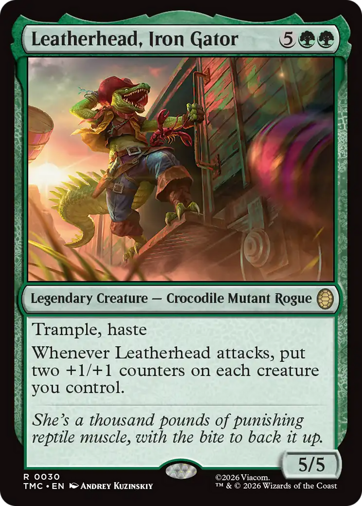 Leatherhead, Iron Gator [Teenage Mutant Ninja Turtles Commander] | Card Citadel