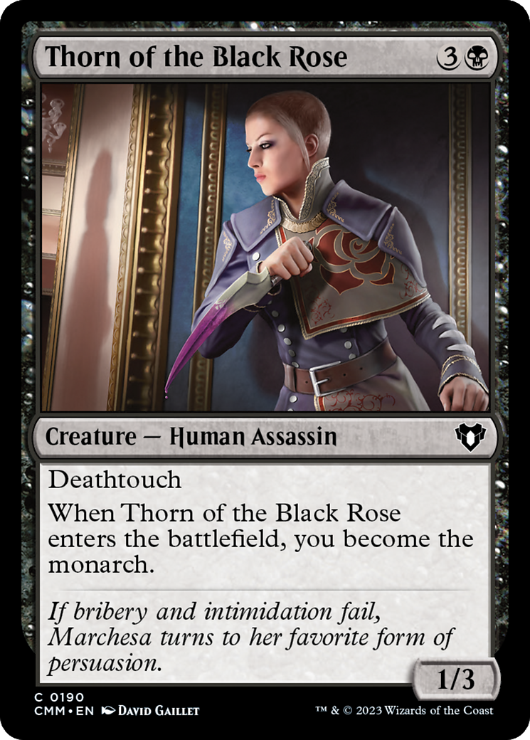 Thorn of the Black Rose [Commander Masters] | Card Citadel