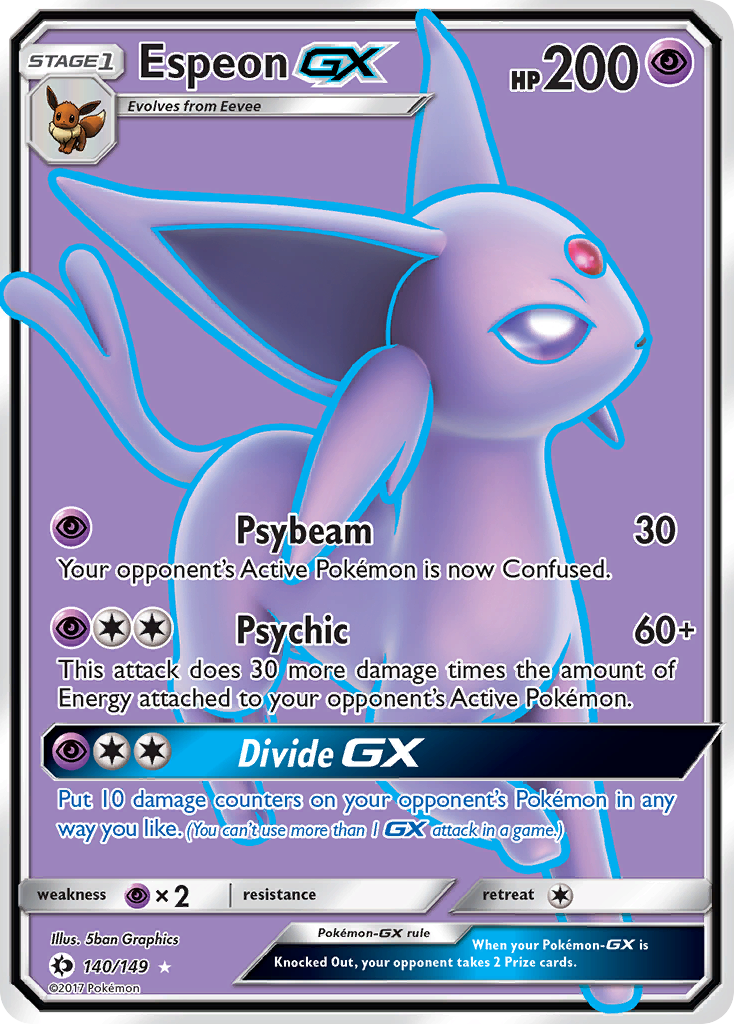 Espeon GX (140/149) [Sun & Moon: Base Set] | Card Citadel