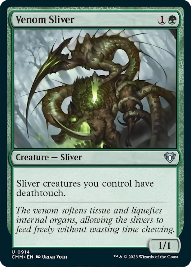 Venom Sliver [Commander Masters] | Card Citadel