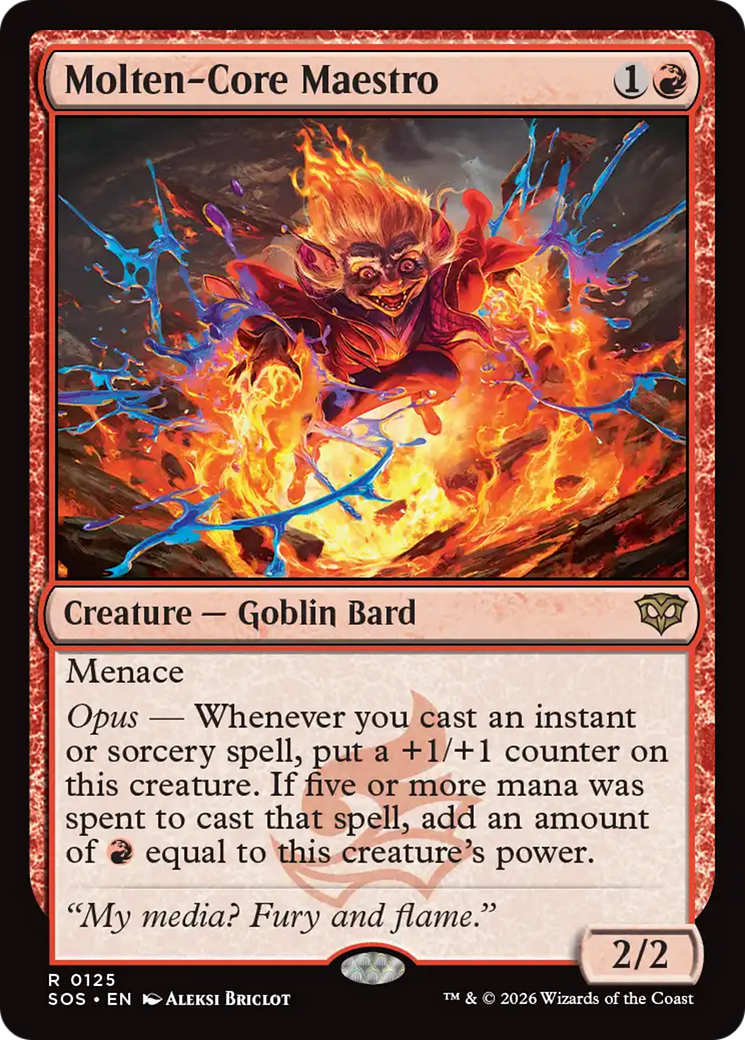 Molten-Core Maestro [Secrets of Strixhaven] | Card Citadel
