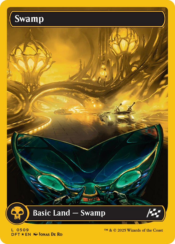 Swamp (0509) (First-Place Foil) [Aetherdrift] | Card Citadel