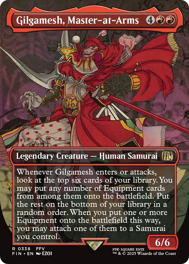 Gilgamesh, Master-at-Arms (Borderless) [FINAL FANTASY] | Card Citadel