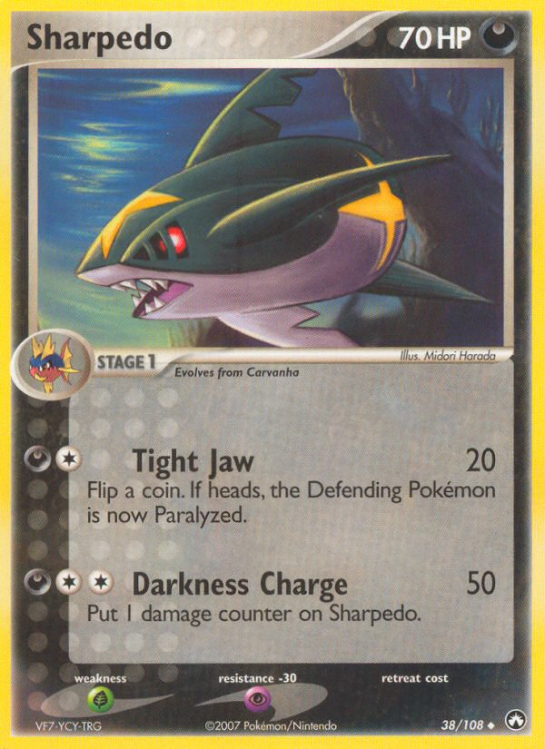 Sharpedo (38/108) [EX: Power Keepers] | Card Citadel