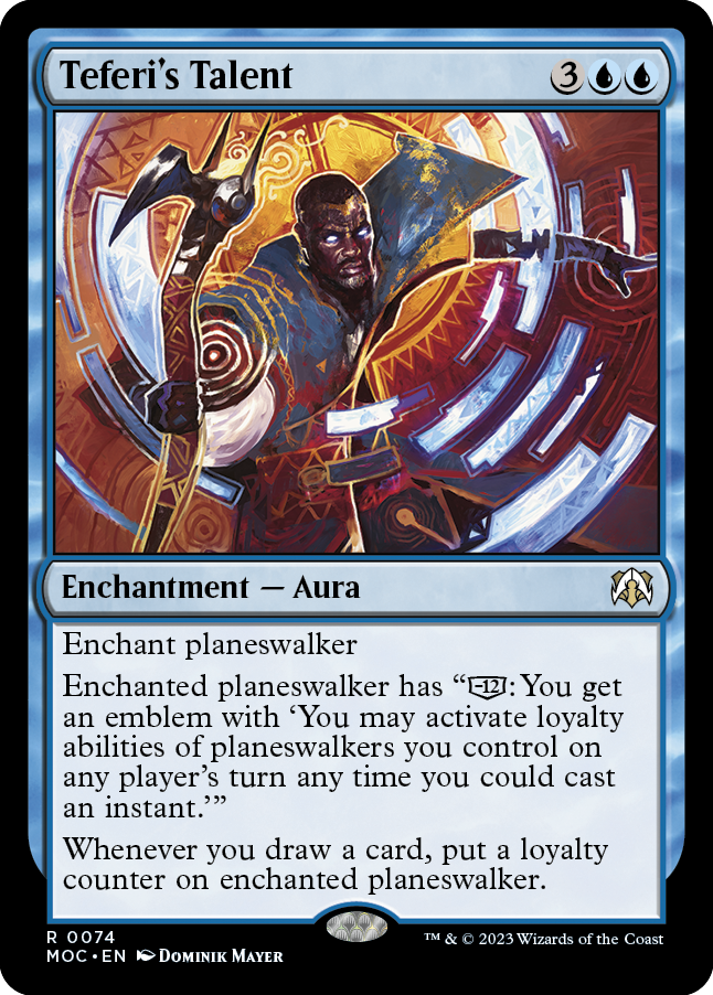 Teferi's Talent [March of the Machine Commander] | Card Citadel