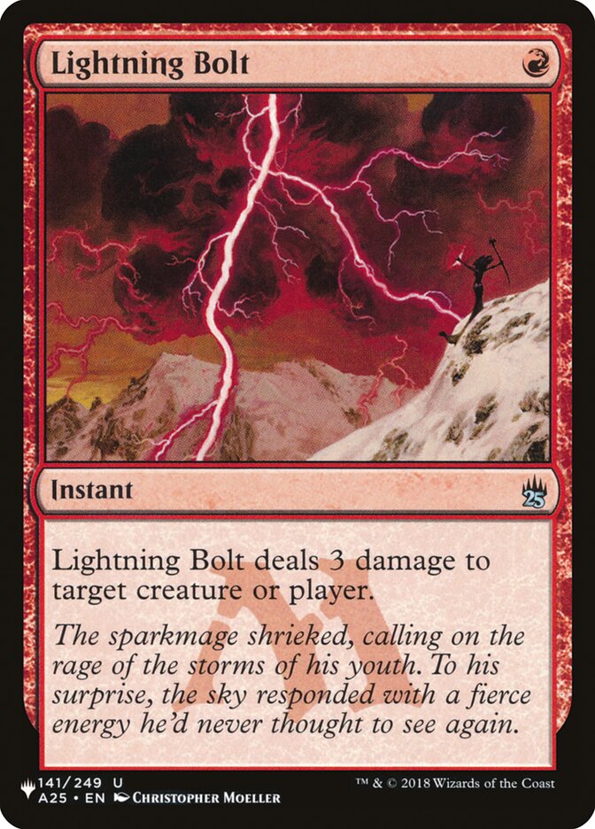 Lightning Bolt (141/249) [The List] | Card Citadel