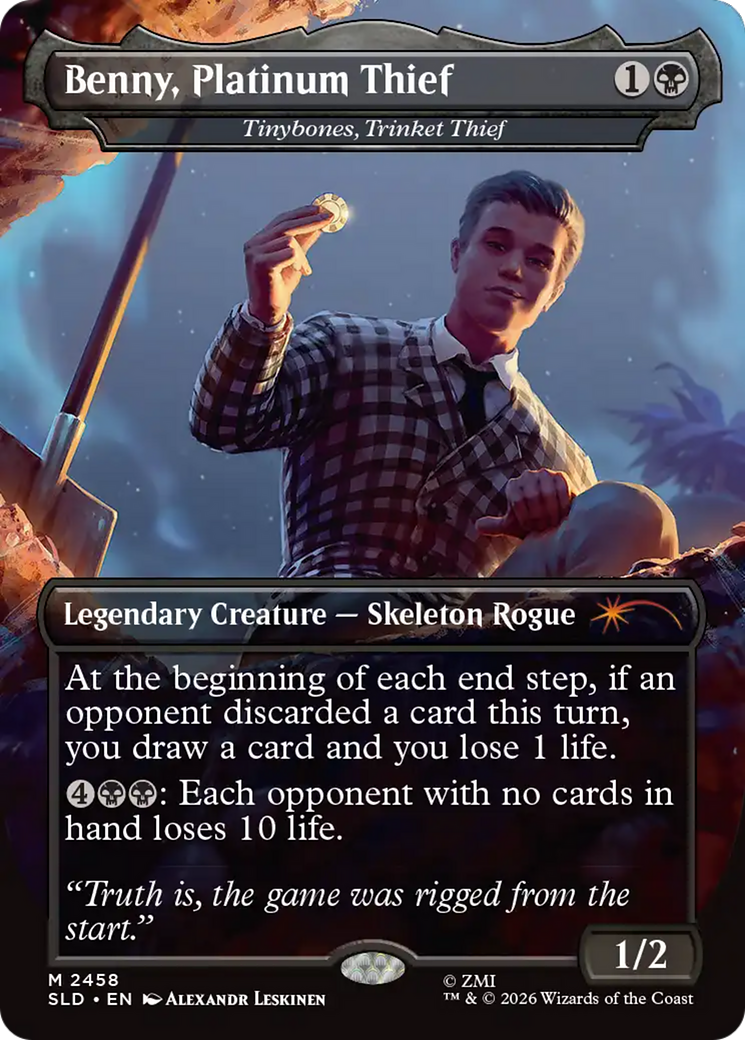 Benny, Platinum Thief - Tinybones, Trinket Thief [Secret Lair Drop Series] | Card Citadel
