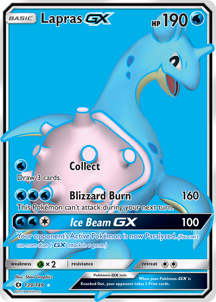 Lapras GX (139/149) [Sun & Moon: Base Set] | Card Citadel