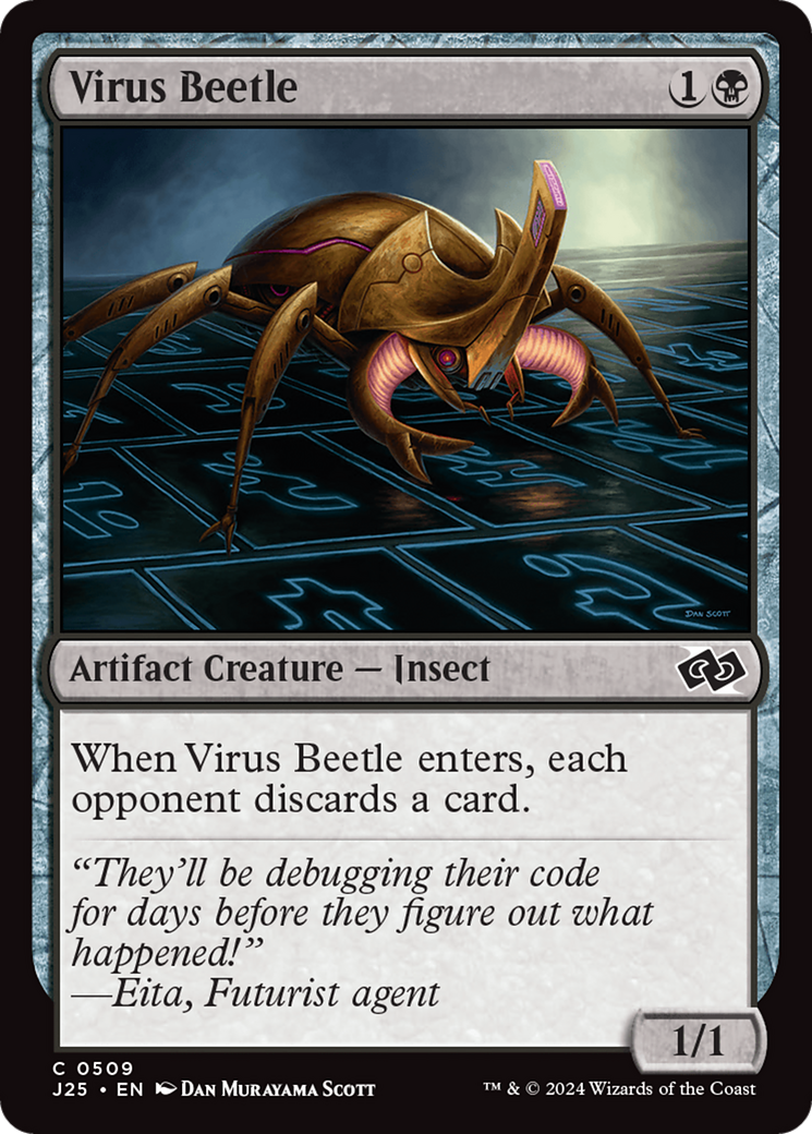 Virus Beetle [Foundations Jumpstart] | Card Citadel