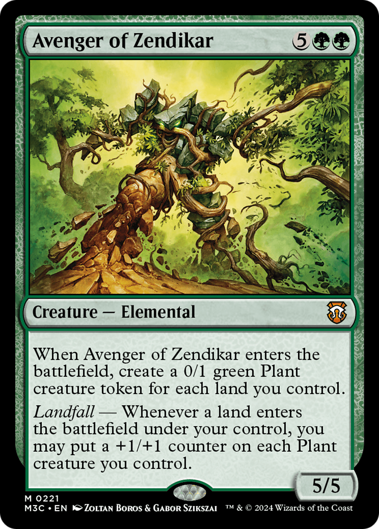 Avenger of Zendikar (Ripple Foil) [Modern Horizons 3 Commander] | Card Citadel