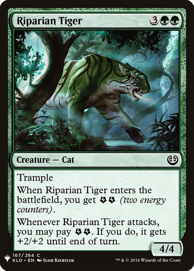 Riparian Tiger [Mystery Booster] | Card Citadel