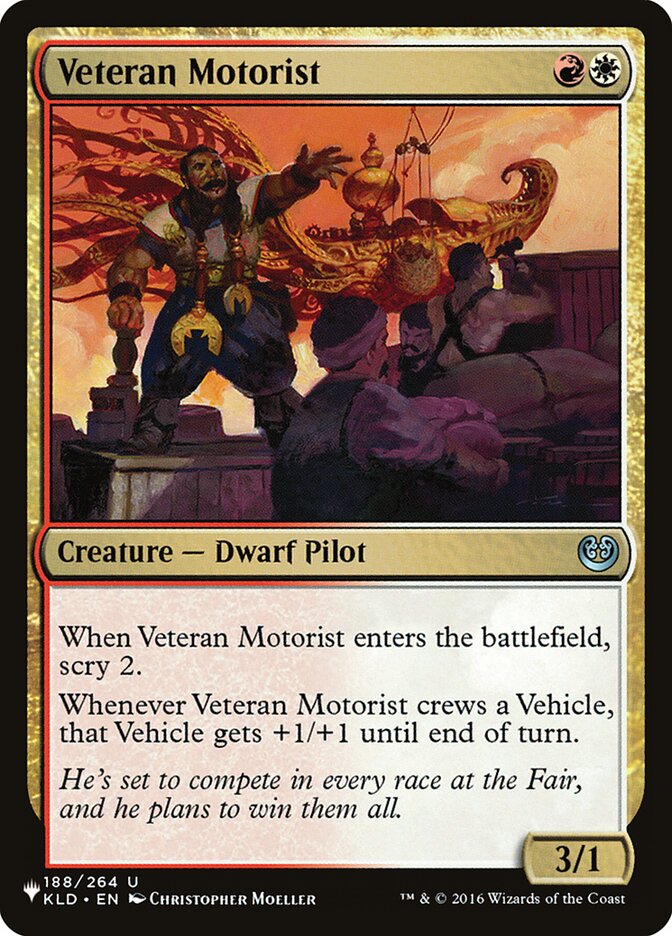 Veteran Motorist [The List] | Card Citadel