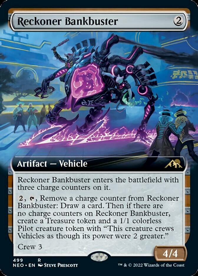 Reckoner Bankbuster (Extended Art) [Kamigawa: Neon Dynasty] | Card Citadel