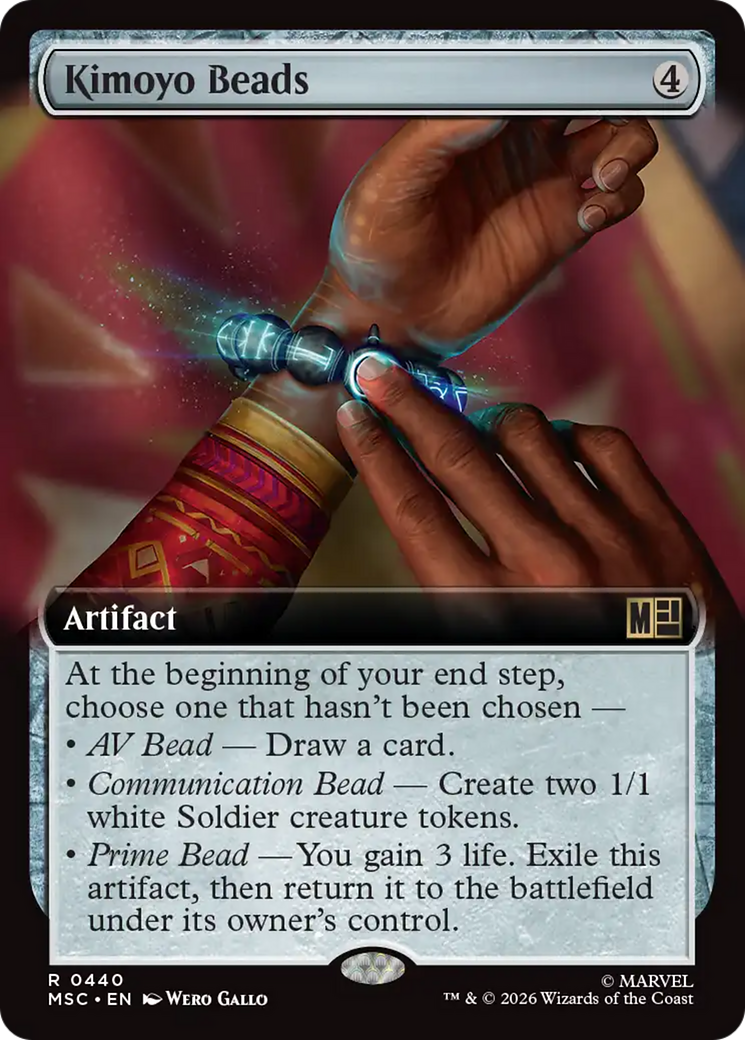 Kimoyo Beads (Extended Art) [Marvel Super Heroes Commander] | Card Citadel