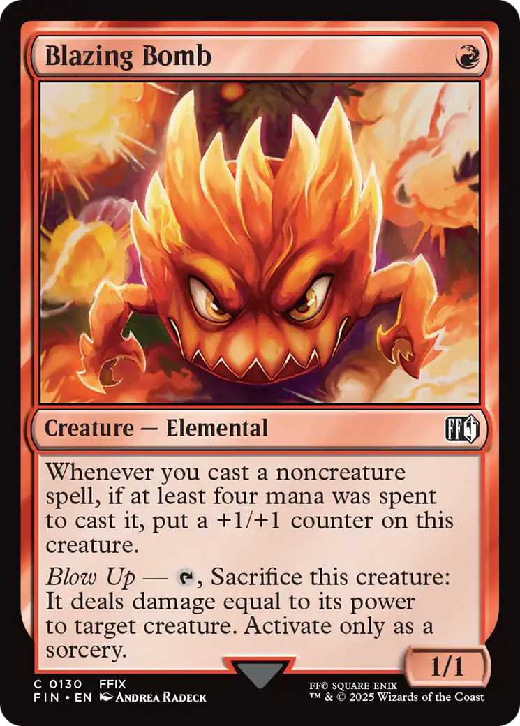 Blazing Bomb [FINAL FANTASY] | Card Citadel