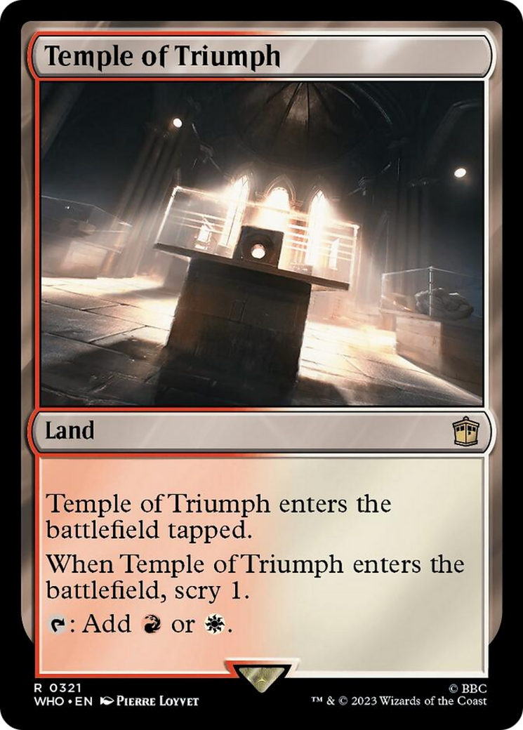 Temple of Triumph [Doctor Who] | Card Citadel