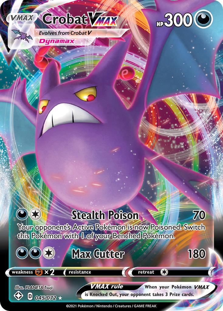 Crobat VMAX (045/072) [Sword & Shield: Shining Fates] | Card Citadel