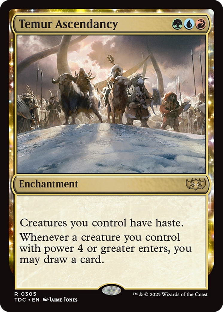 Temur Ascendancy [Tarkir: Dragonstorm Commander] | Card Citadel