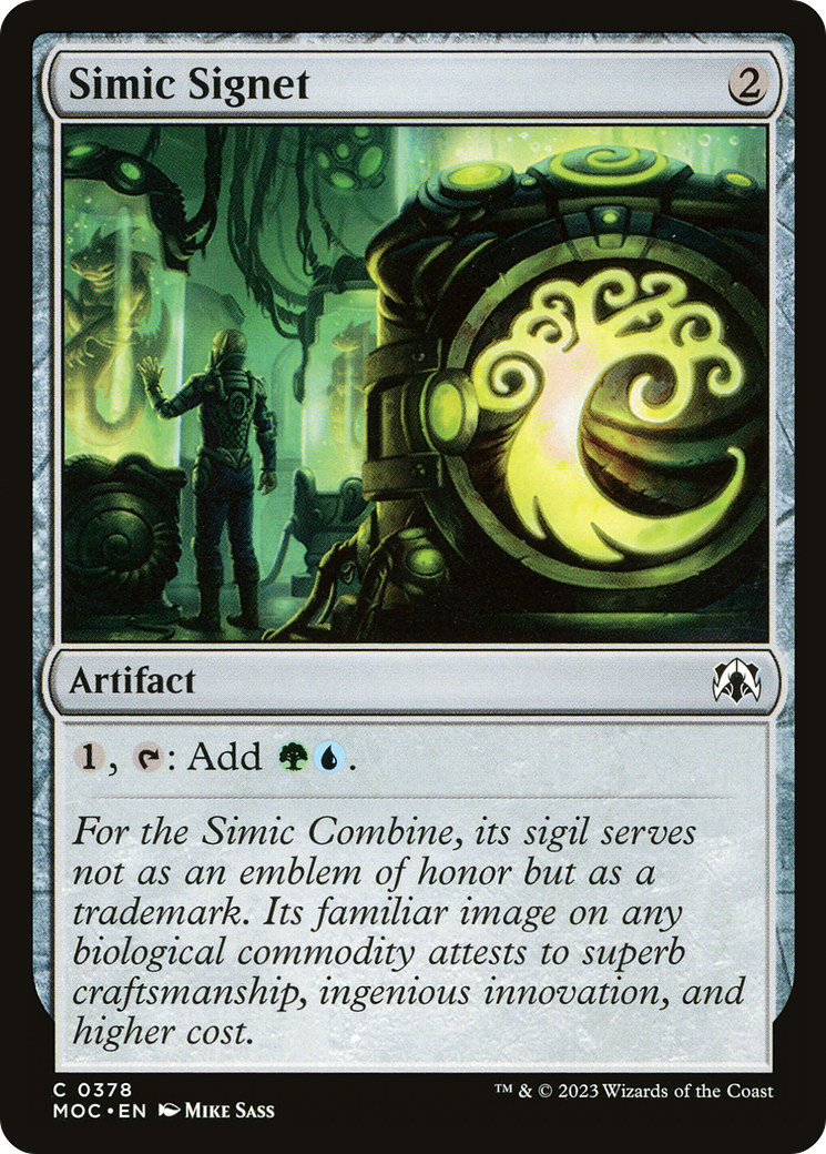 Simic Signet [March of the Machine Commander] | Card Citadel