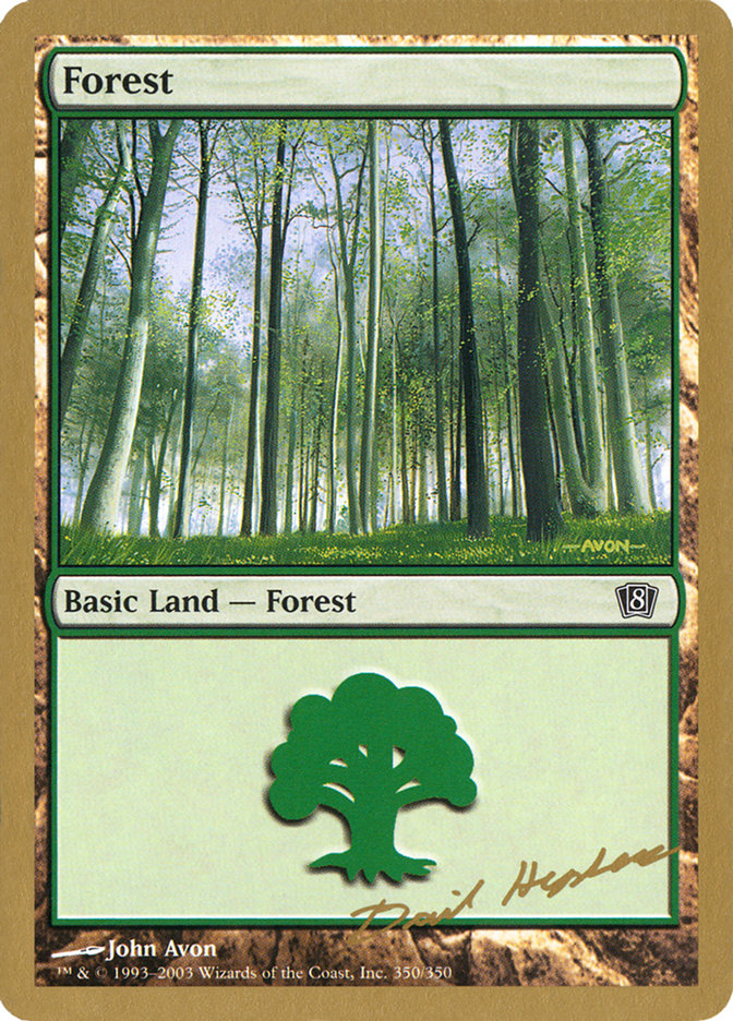 Forest (dh350) (Dave Humpherys) [World Championship Decks 2003] | Card Citadel