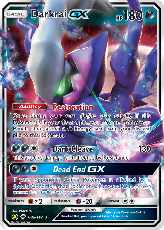 Darkrai GX (88a/147) [Alternate Art Promos] | Card Citadel