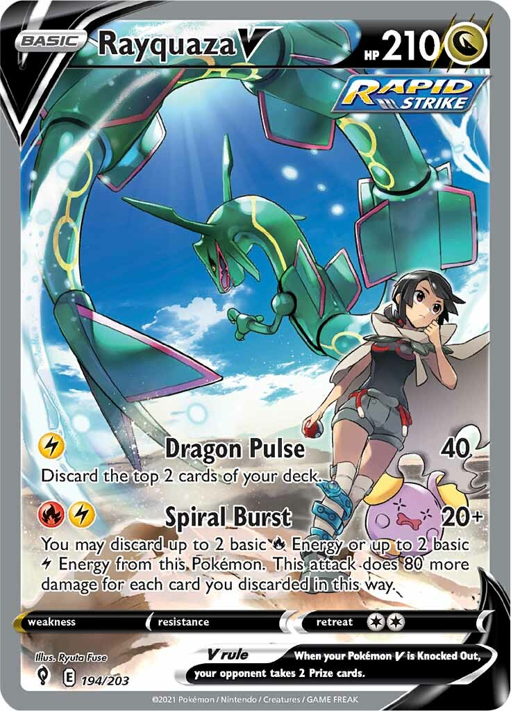 Rayquaza V (194/203) [Sword & Shield: Evolving Skies] | Card Citadel