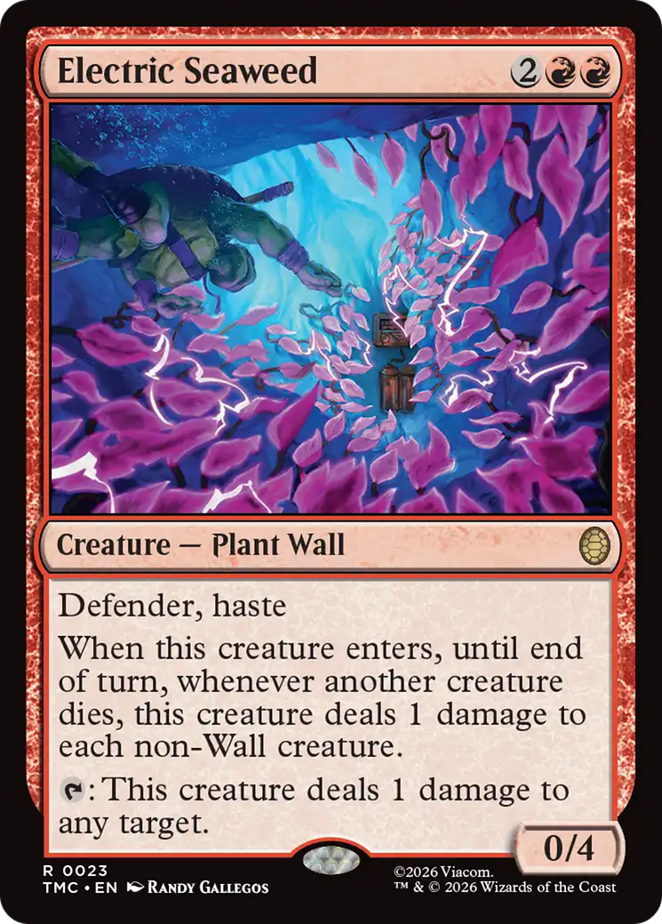Electric Seaweed [Teenage Mutant Ninja Turtles Commander] | Card Citadel
