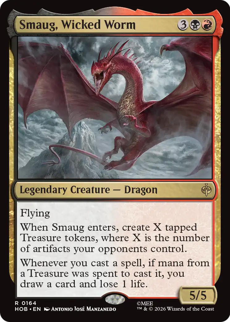 Smaug, Wicked Worm [The Hobbit] | Card Citadel
