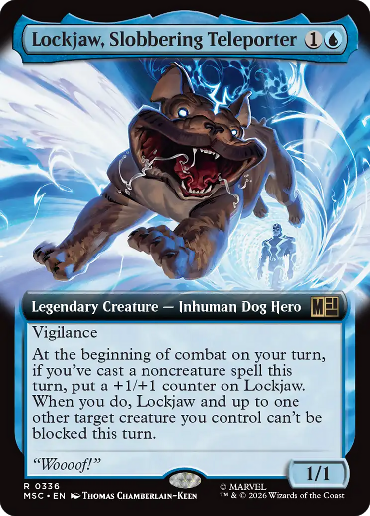 Lockjaw, Slobbering Teleporter (Extended Art) [Marvel Super Heroes Commander] | Card Citadel