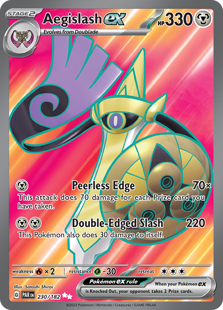 Aegislash ex (230/182) [Scarlet & Violet: Paradox Rift] | Card Citadel